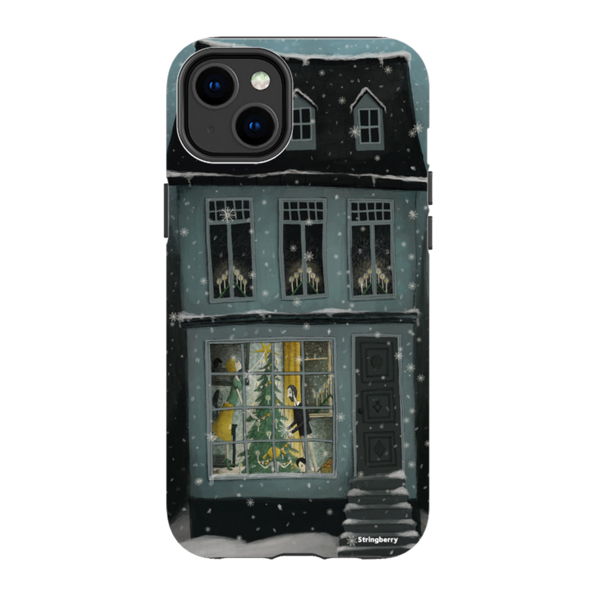 iPhone MagSafe Tough Case - Christmas House By Maja Lindberg