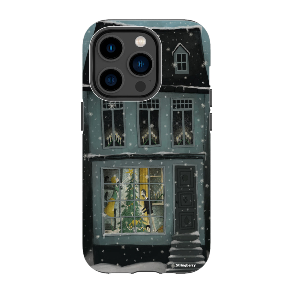 iPhone MagSafe Tough Case - Christmas House By Maja Lindberg