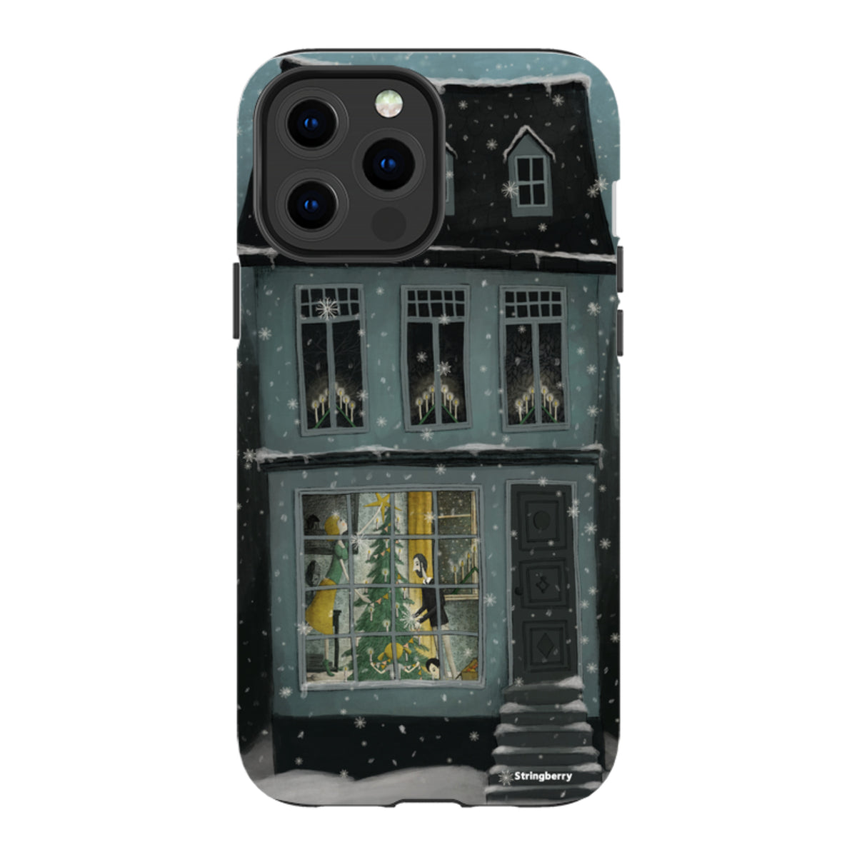 iPhone MagSafe Tough Case - Christmas House By Maja Lindberg