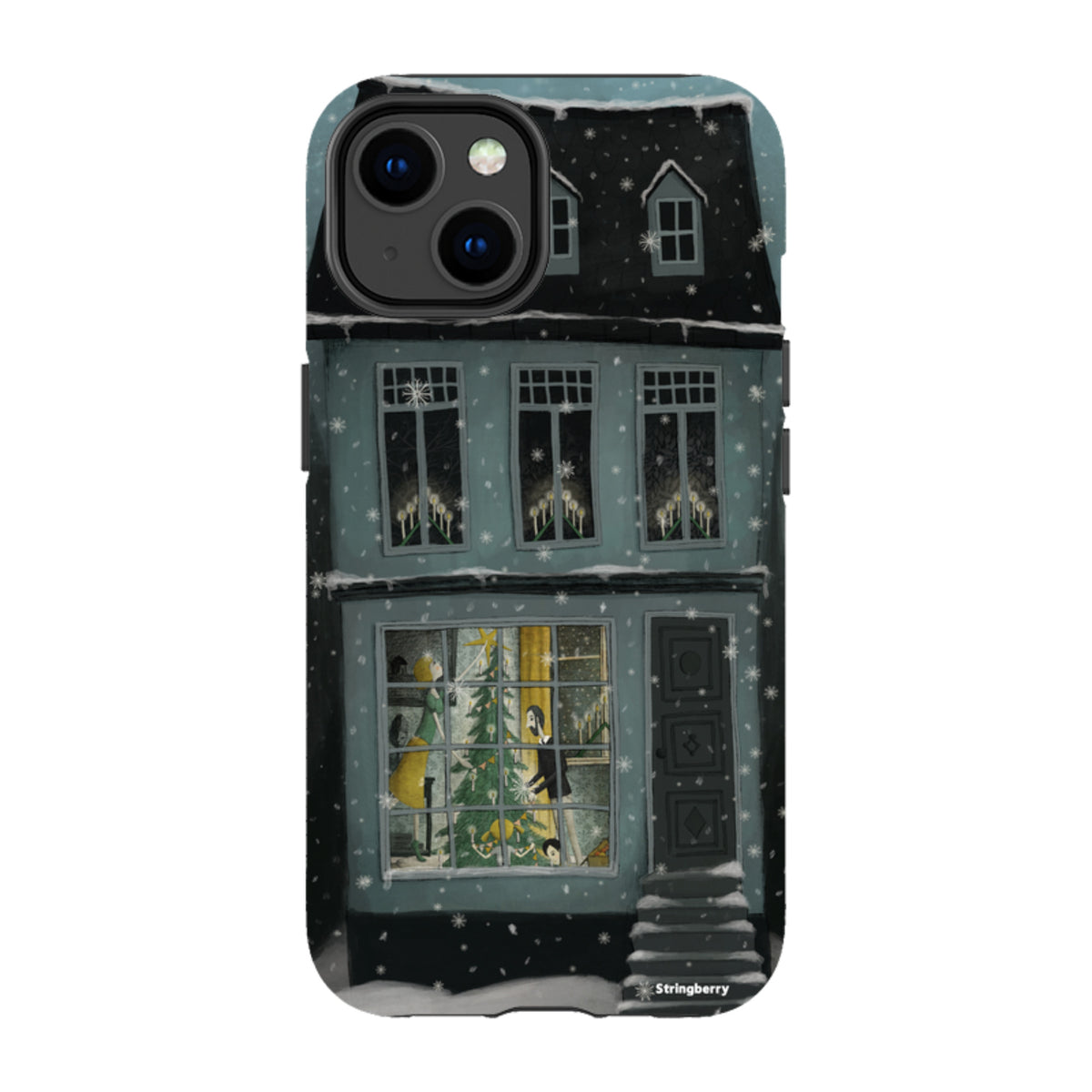 iPhone MagSafe Tough Case - Christmas House By Maja Lindberg
