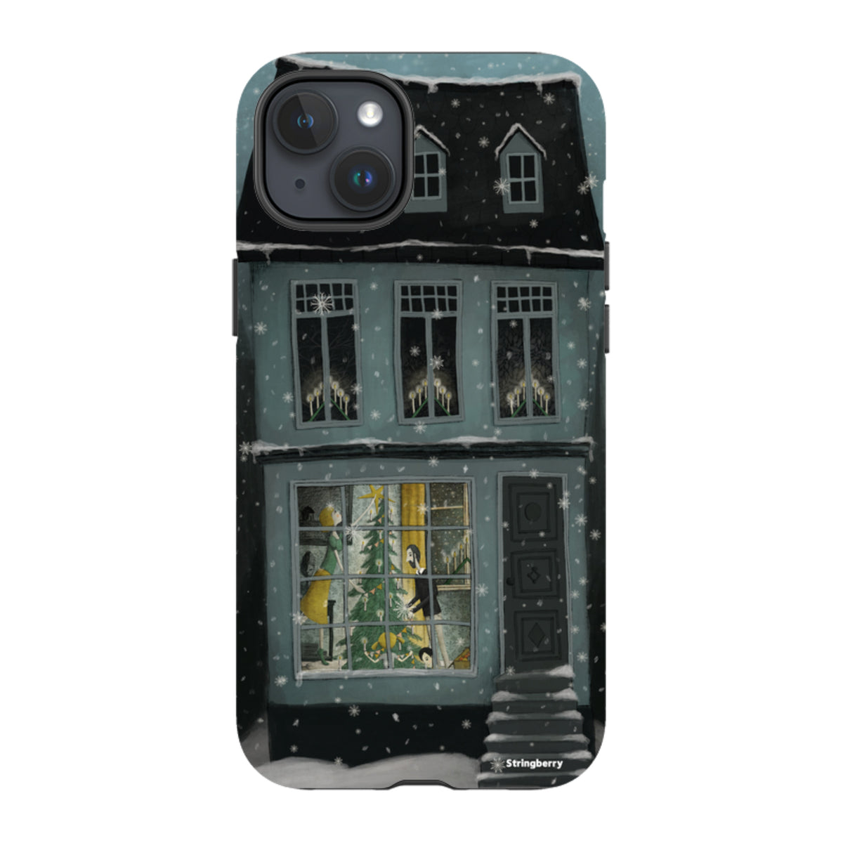 iPhone MagSafe Tough Case - Christmas House By Maja Lindberg