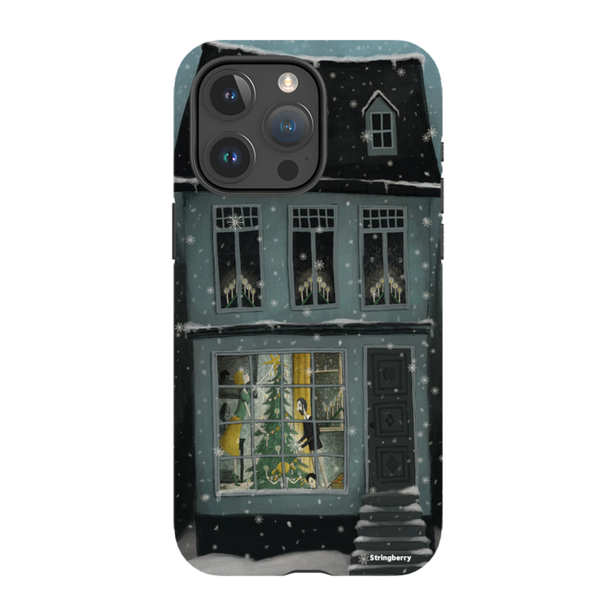 iPhone MagSafe Tough Case - Christmas House By Maja Lindberg