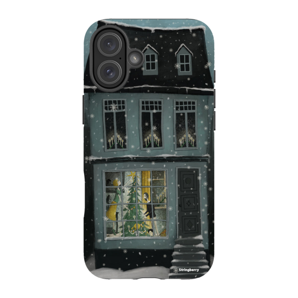 iPhone MagSafe Tough Case - Christmas House By Maja Lindberg