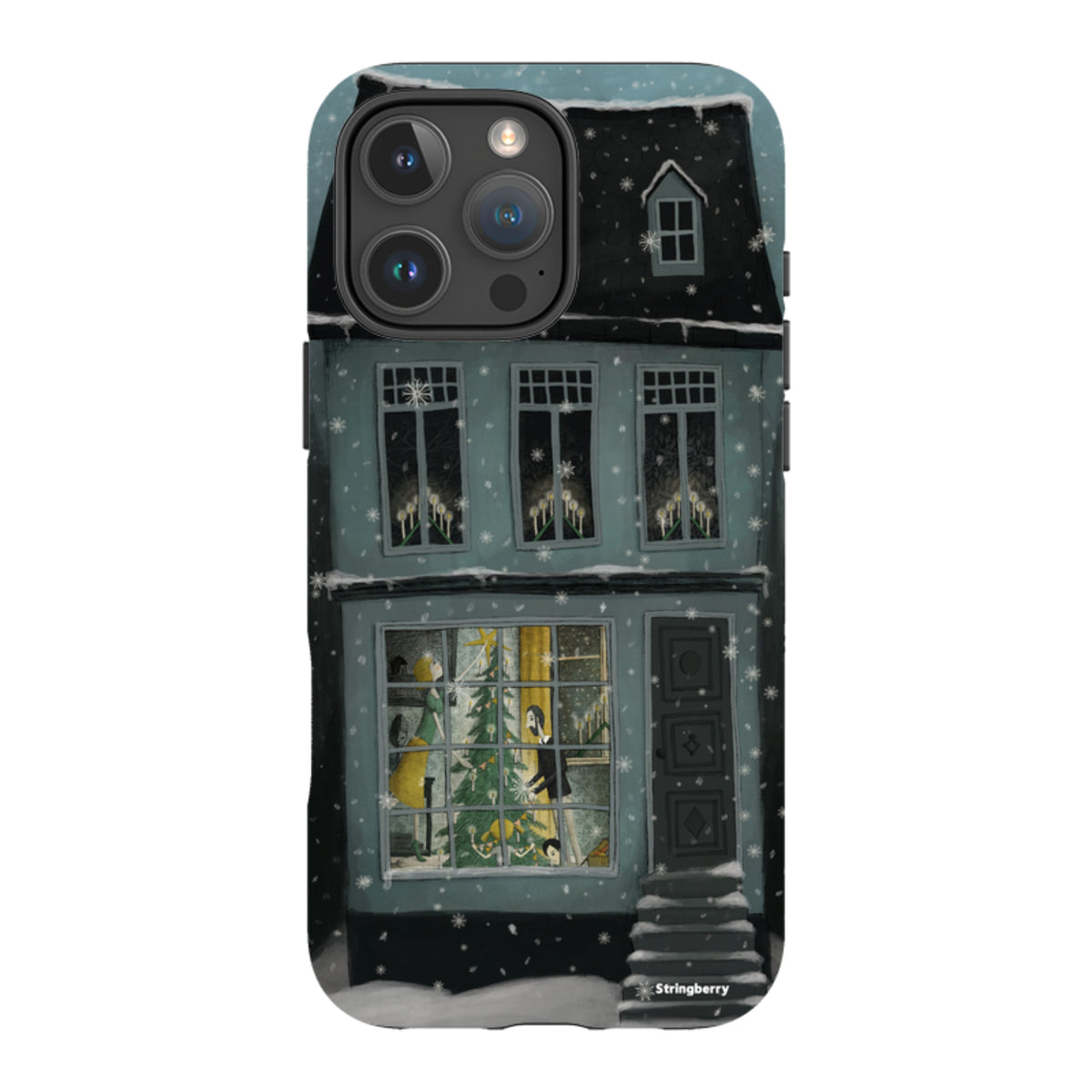 iPhone MagSafe Tough Case - Christmas House By Maja Lindberg