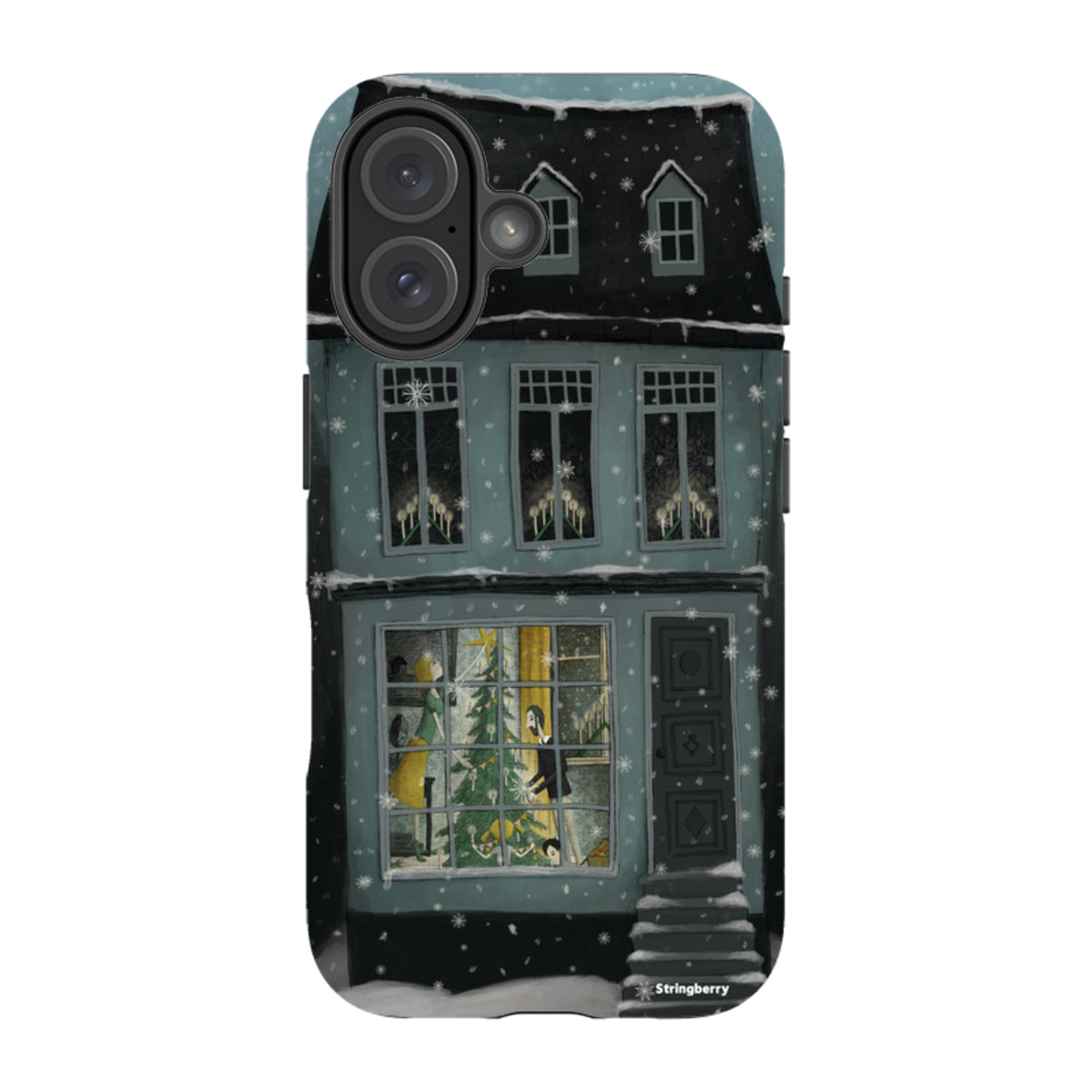 iPhone MagSafe Tough Case - Christmas House By Maja Lindberg