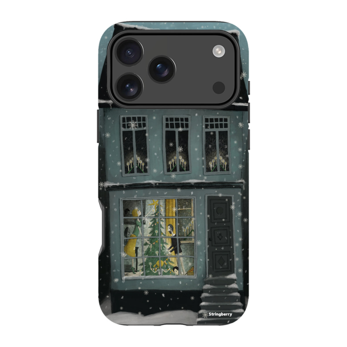 iPhone MagSafe Tough Case - Christmas House By Maja Lindberg