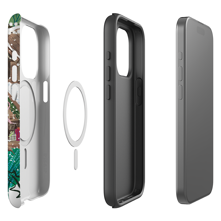 iPhone MagSafe Tough Case - Christmas Market Magic By Emma Frances Grant