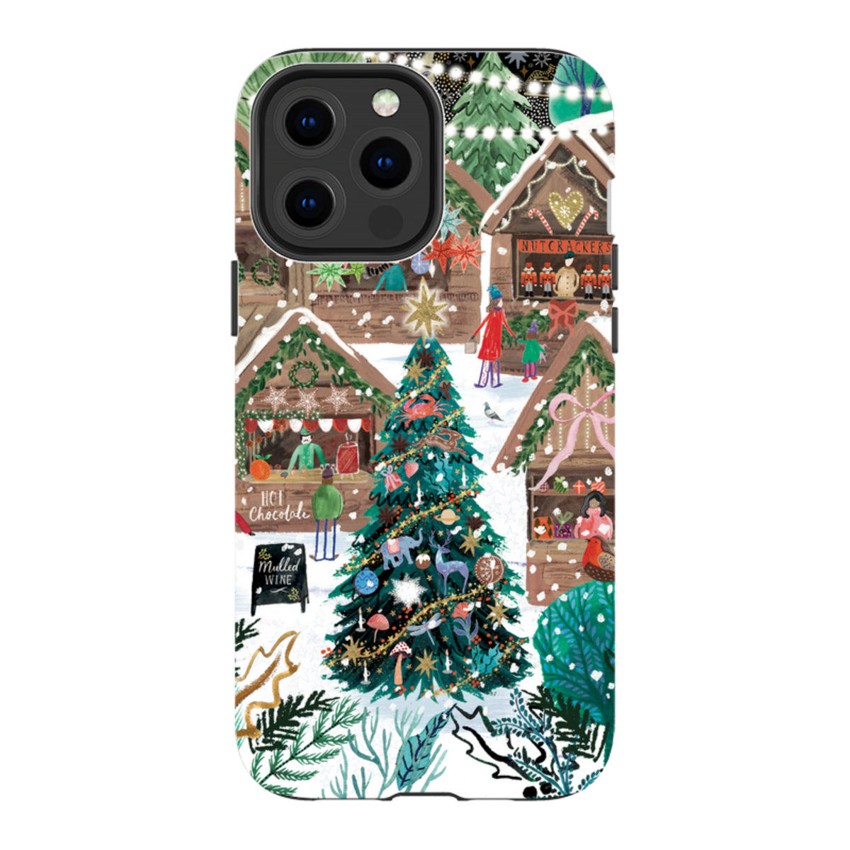 iPhone MagSafe Tough Case - Christmas Market Magic By Emma Frances Grant