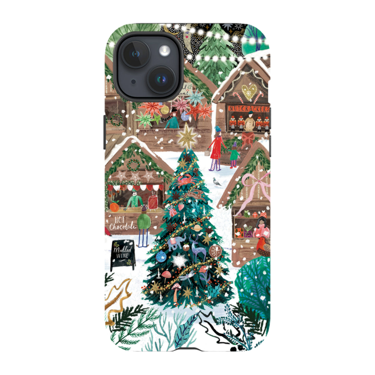 iPhone MagSafe Tough Case - Christmas Market Magic By Emma Frances Grant