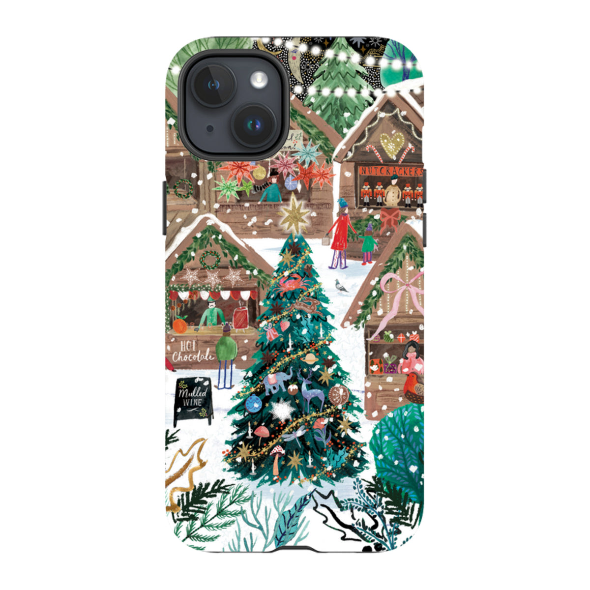 iPhone MagSafe Tough Case - Christmas Market Magic By Emma Frances Grant