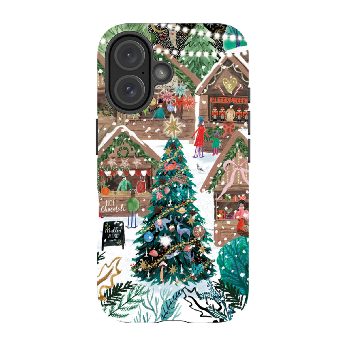 iPhone MagSafe Tough Case - Christmas Market Magic By Emma Frances Grant