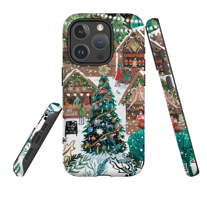 iPhone MagSafe Tough Case - Christmas Market Magic By Emma Frances Grant