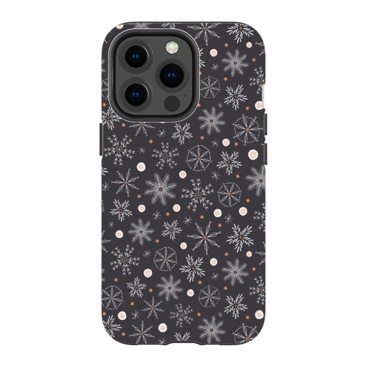 iPhone MagSafe Tough Case - Christmas Snowflakes II By Ali Brookes