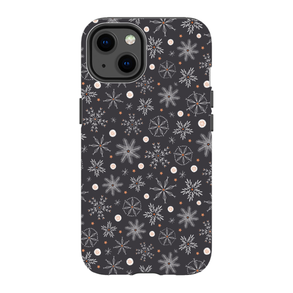 iPhone MagSafe Tough Case - Christmas Snowflakes II By Ali Brookes