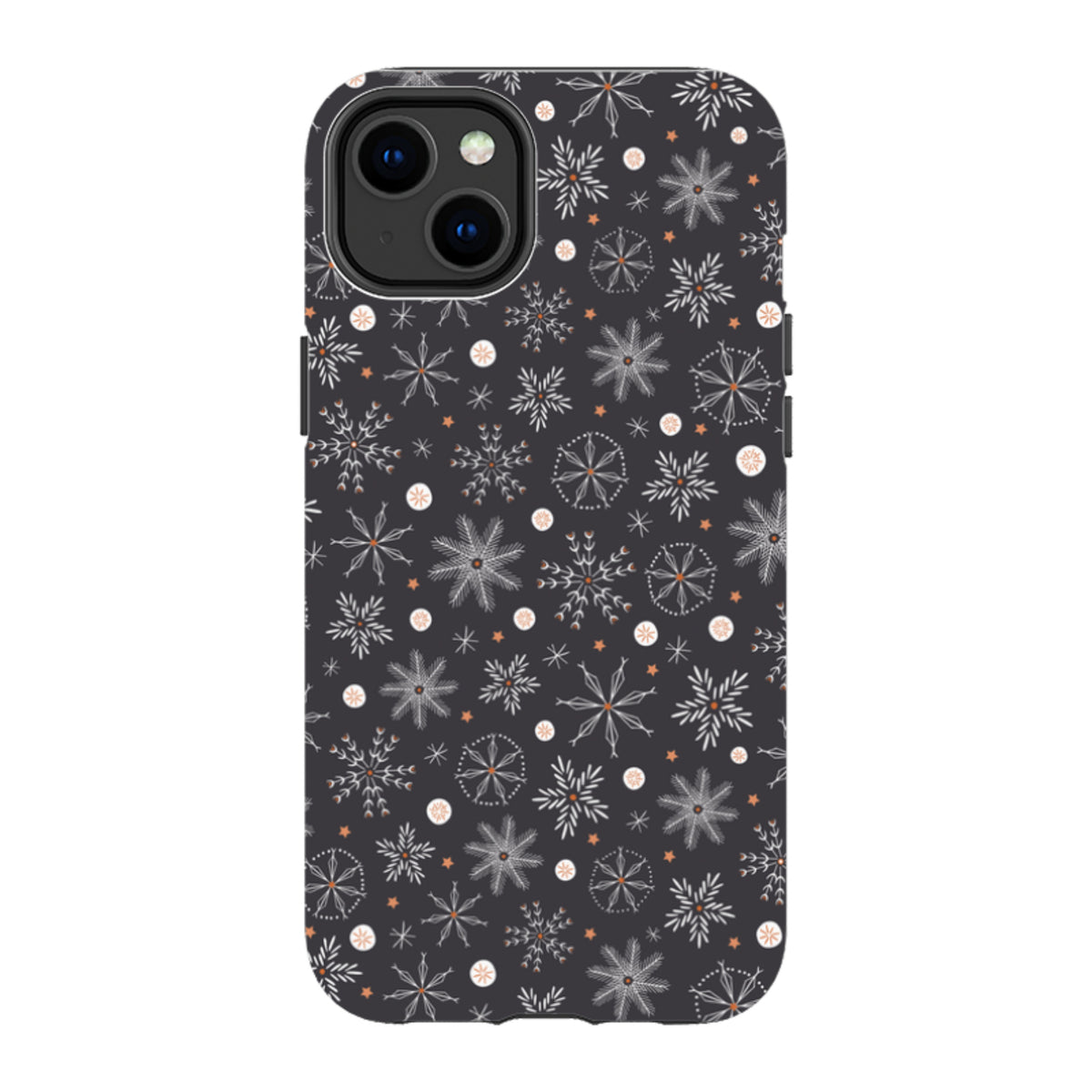 iPhone MagSafe Tough Case - Christmas Snowflakes II By Ali Brookes