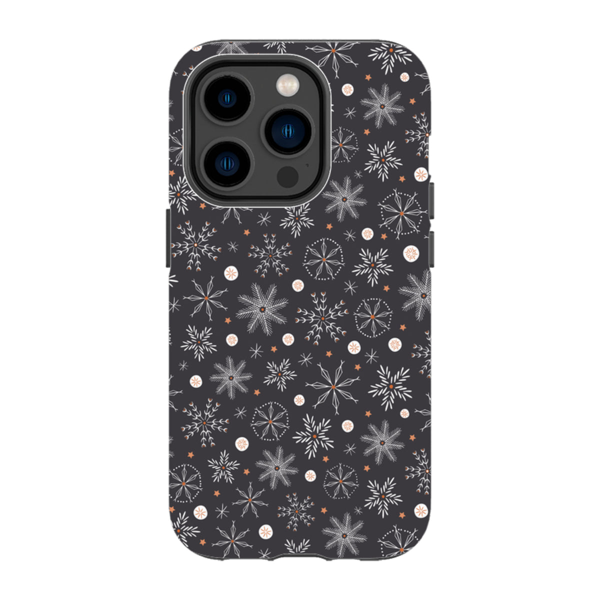 iPhone MagSafe Tough Case - Christmas Snowflakes II By Ali Brookes