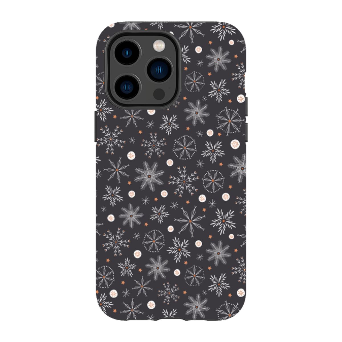 iPhone MagSafe Tough Case - Christmas Snowflakes II By Ali Brookes