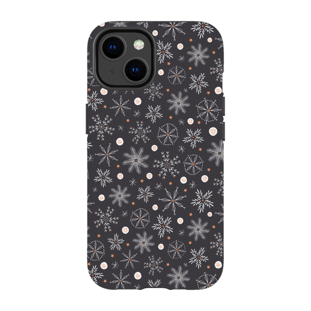 iPhone MagSafe Tough Case - Christmas Snowflakes II By Ali Brookes