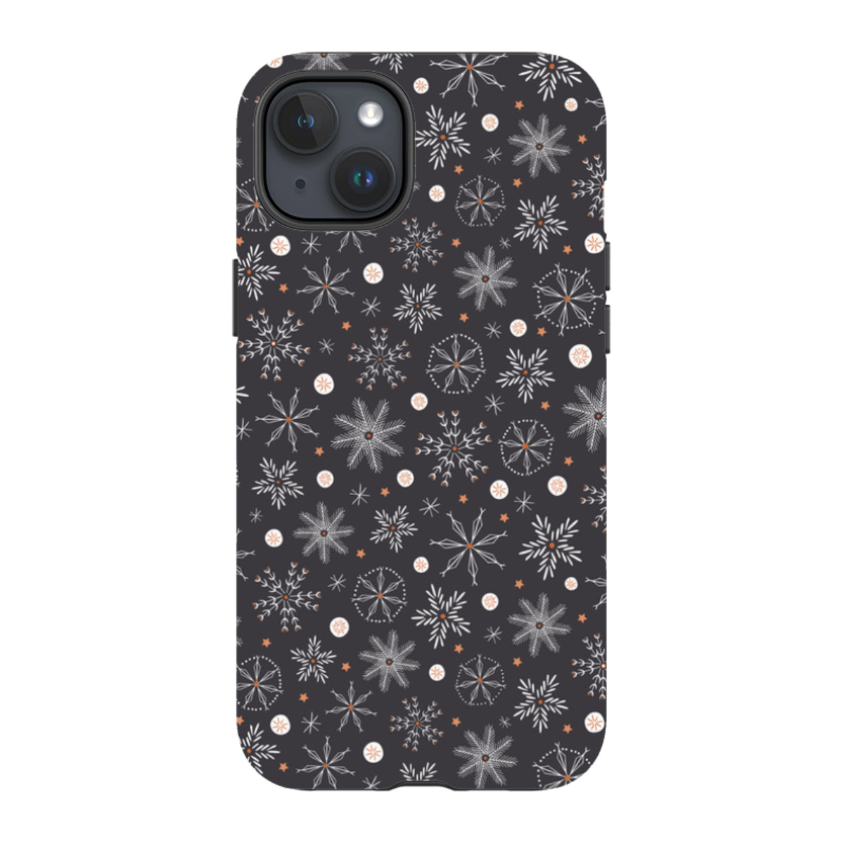 iPhone MagSafe Tough Case - Christmas Snowflakes II By Ali Brookes