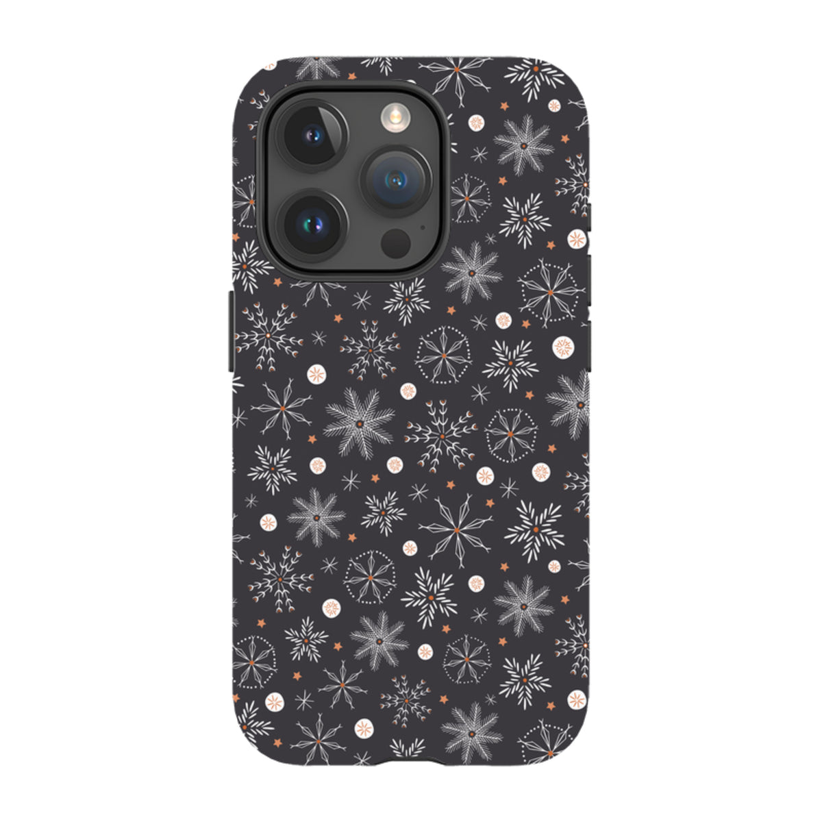 iPhone MagSafe Tough Case - Christmas Snowflakes II By Ali Brookes