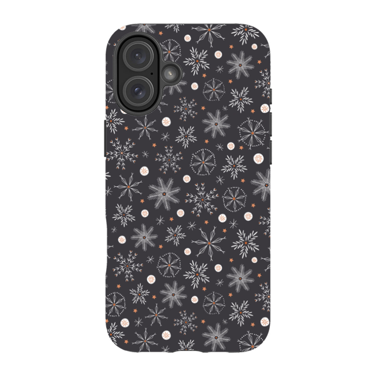 iPhone MagSafe Tough Case - Christmas Snowflakes II By Ali Brookes