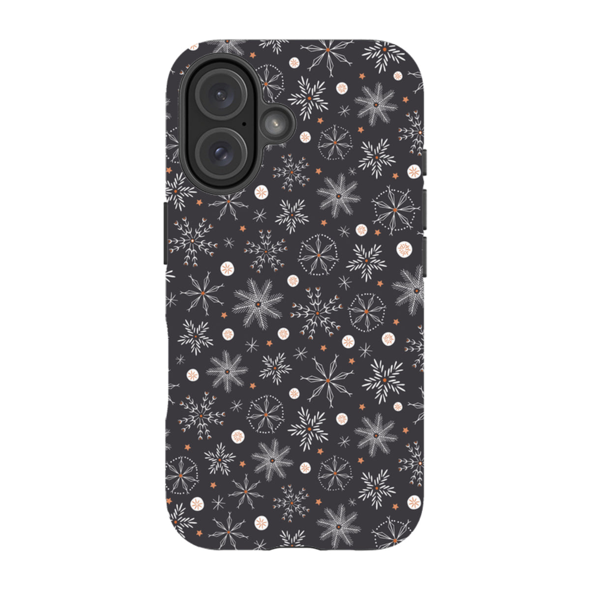 iPhone MagSafe Tough Case - Christmas Snowflakes II By Ali Brookes
