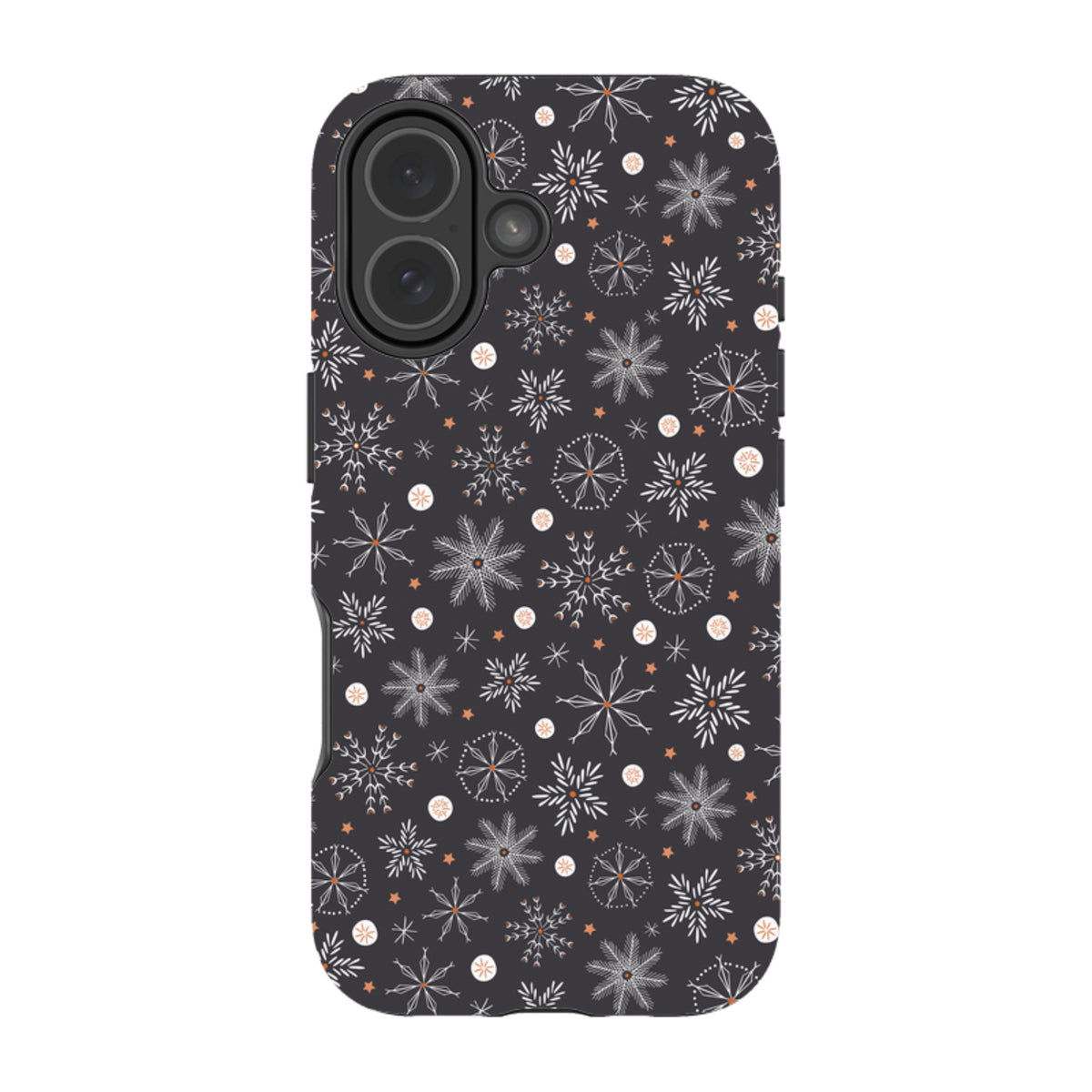 iPhone MagSafe Tough Case - Christmas Snowflakes II By Ali Brookes