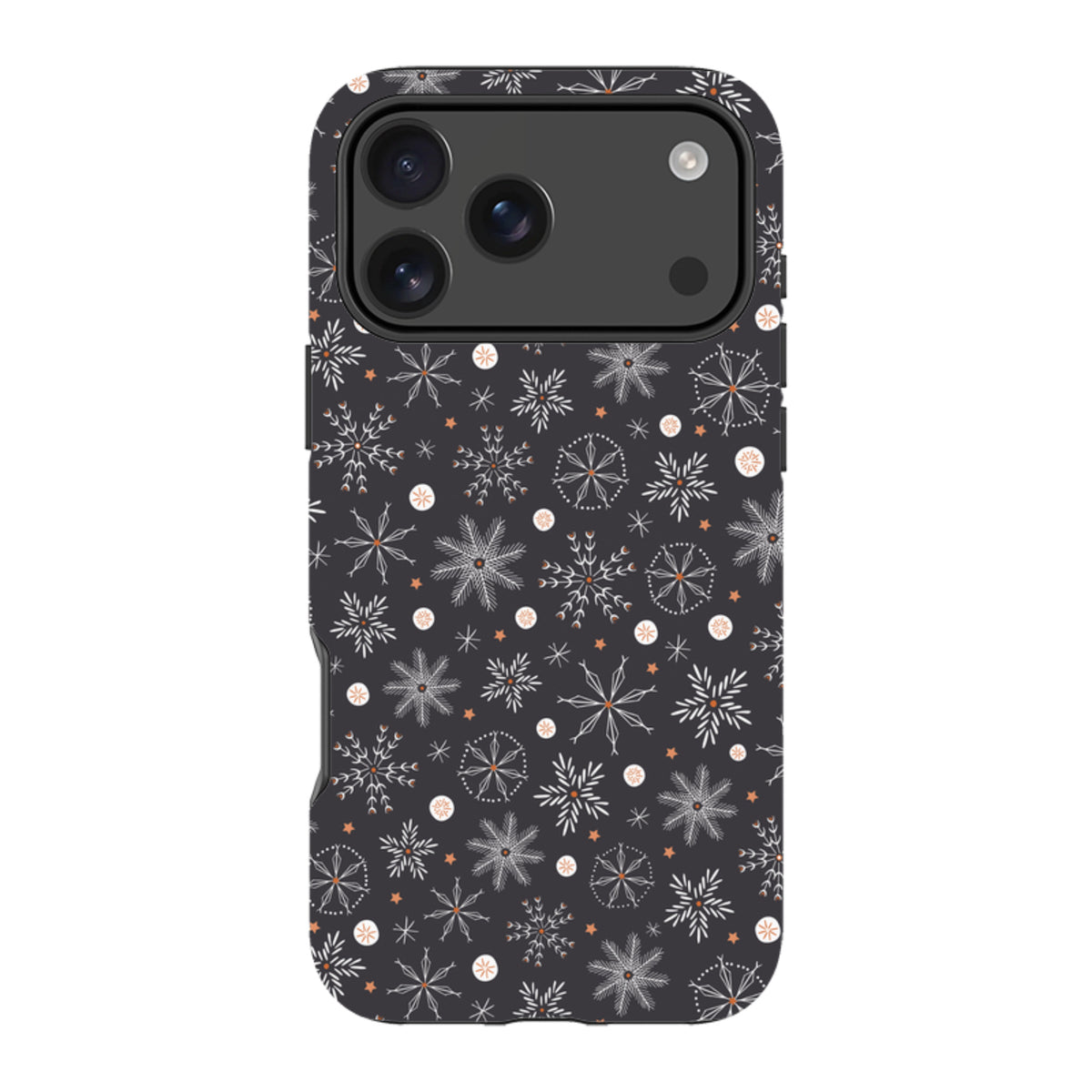 iPhone MagSafe Tough Case - Christmas Snowflakes II By Ali Brookes