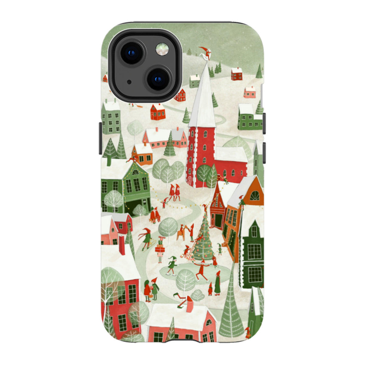 iPhone MagSafe Tough Case -  Christmas Town By Maja Lindberg