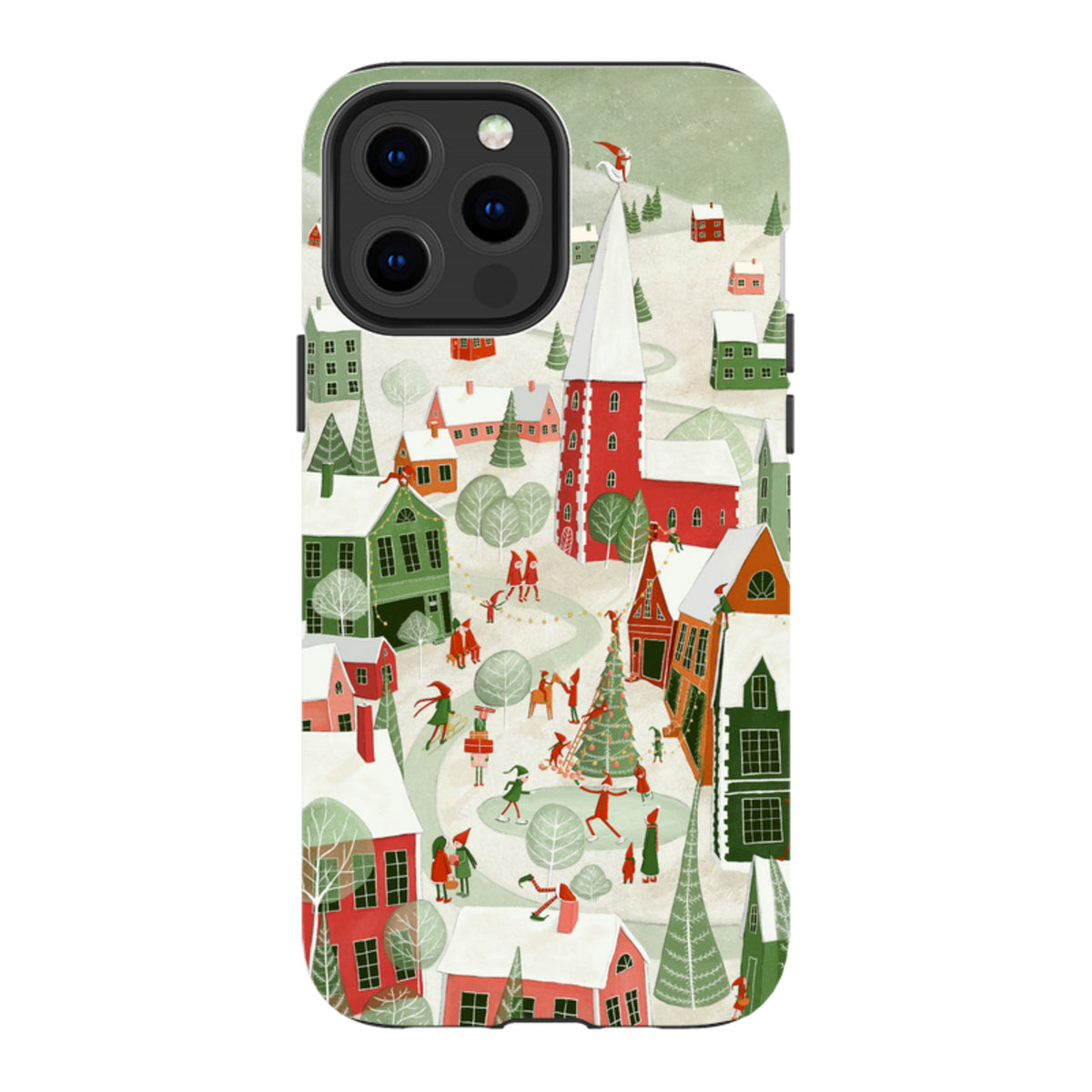 iPhone MagSafe Tough Case -  Christmas Town By Maja Lindberg