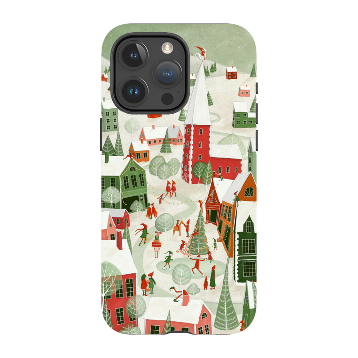 iPhone MagSafe Tough Case -  Christmas Town By Maja Lindberg