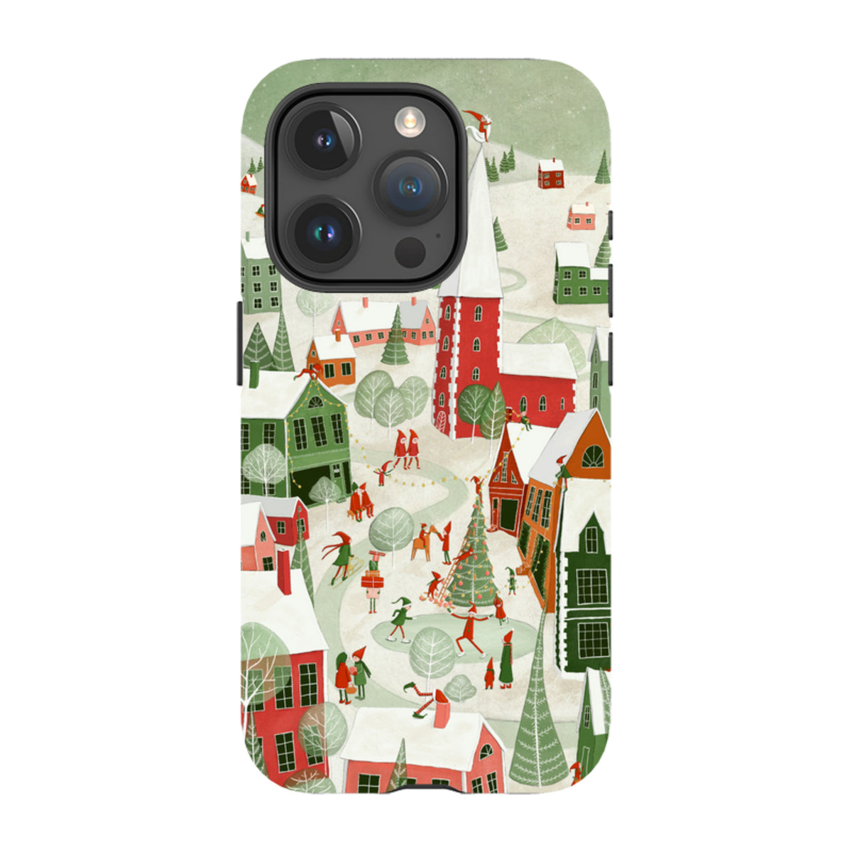 iPhone MagSafe Tough Case -  Christmas Town By Maja Lindberg