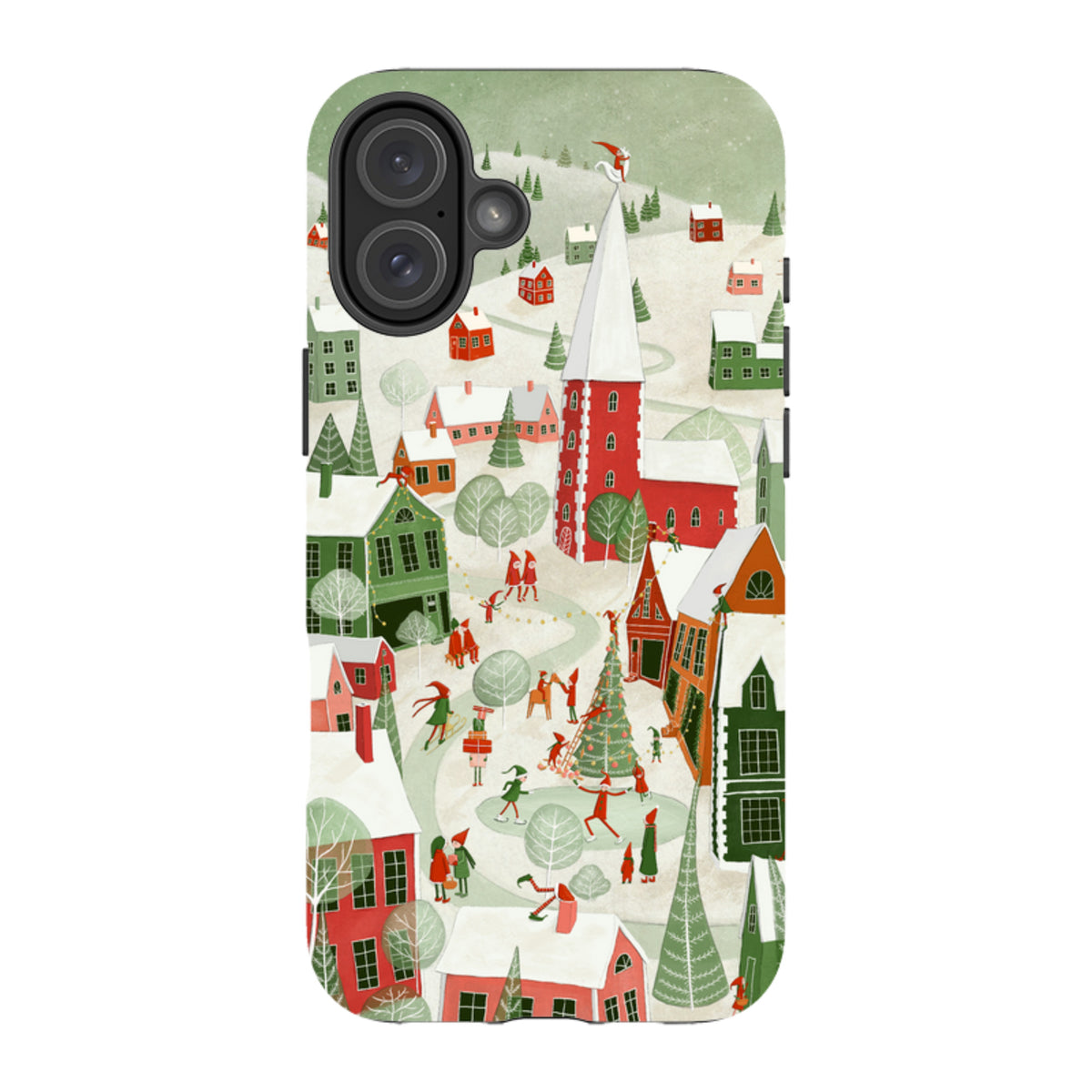 iPhone MagSafe Tough Case -  Christmas Town By Maja Lindberg