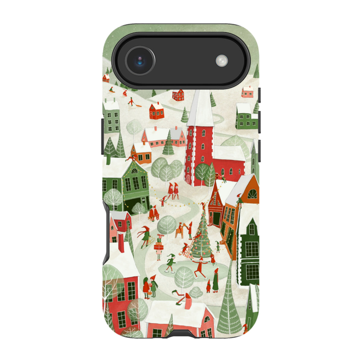 iPhone MagSafe Tough Case -  Christmas Town By Maja Lindberg