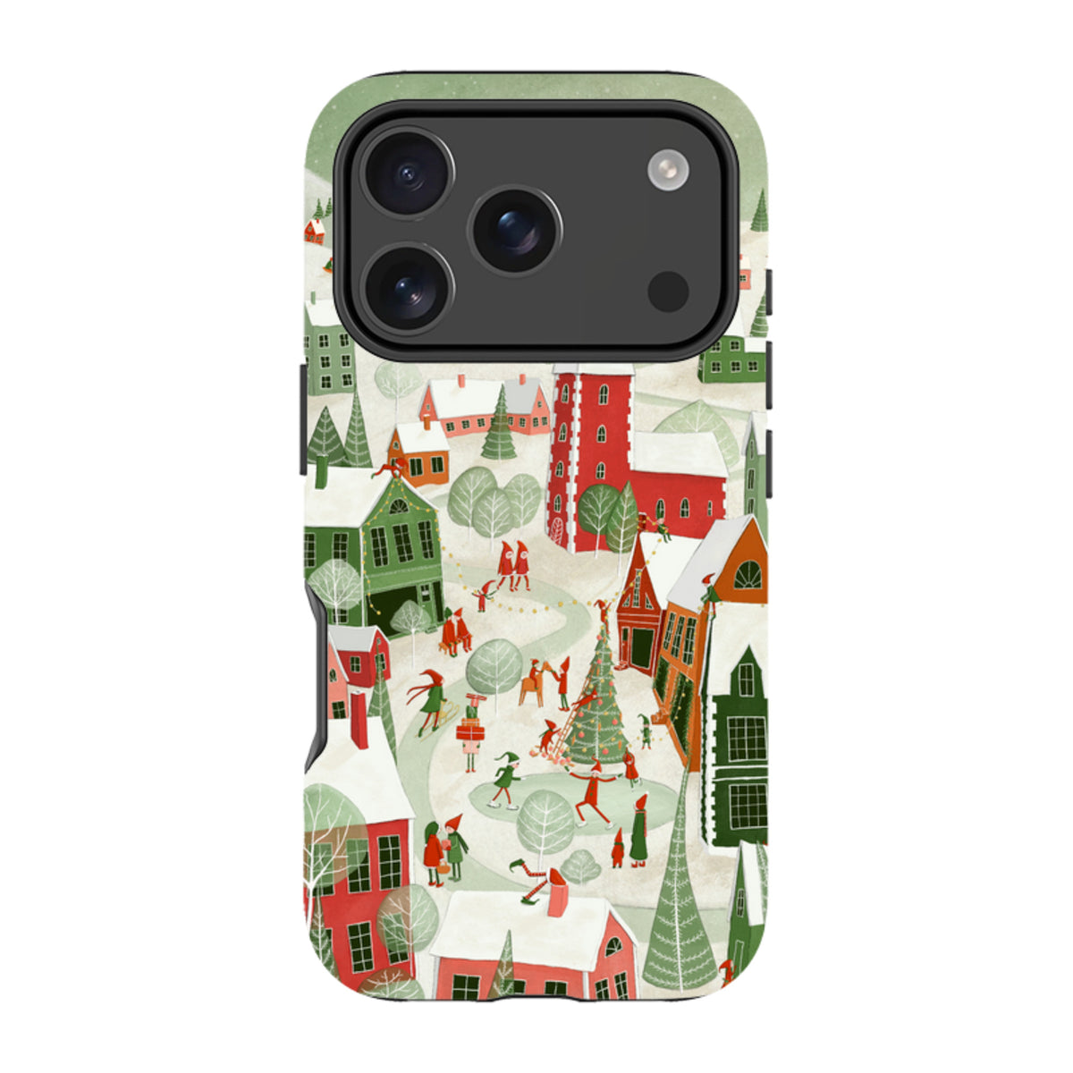 iPhone MagSafe Tough Case -  Christmas Town By Maja Lindberg