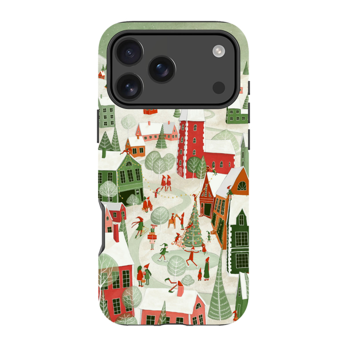 iPhone MagSafe Tough Case -  Christmas Town By Maja Lindberg