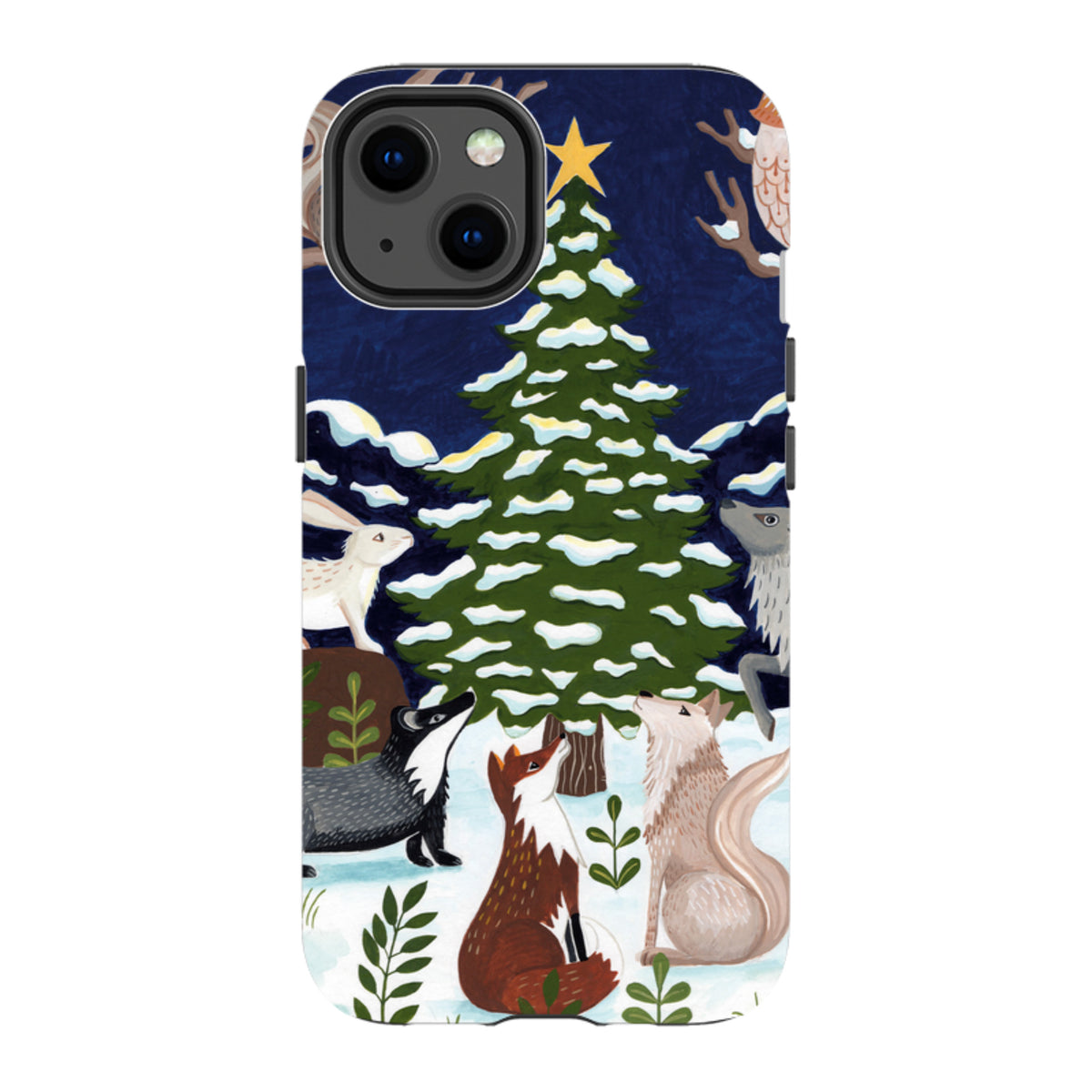 iPhone MagSafe Tough Case - Christmas Tree By Bex Parkin