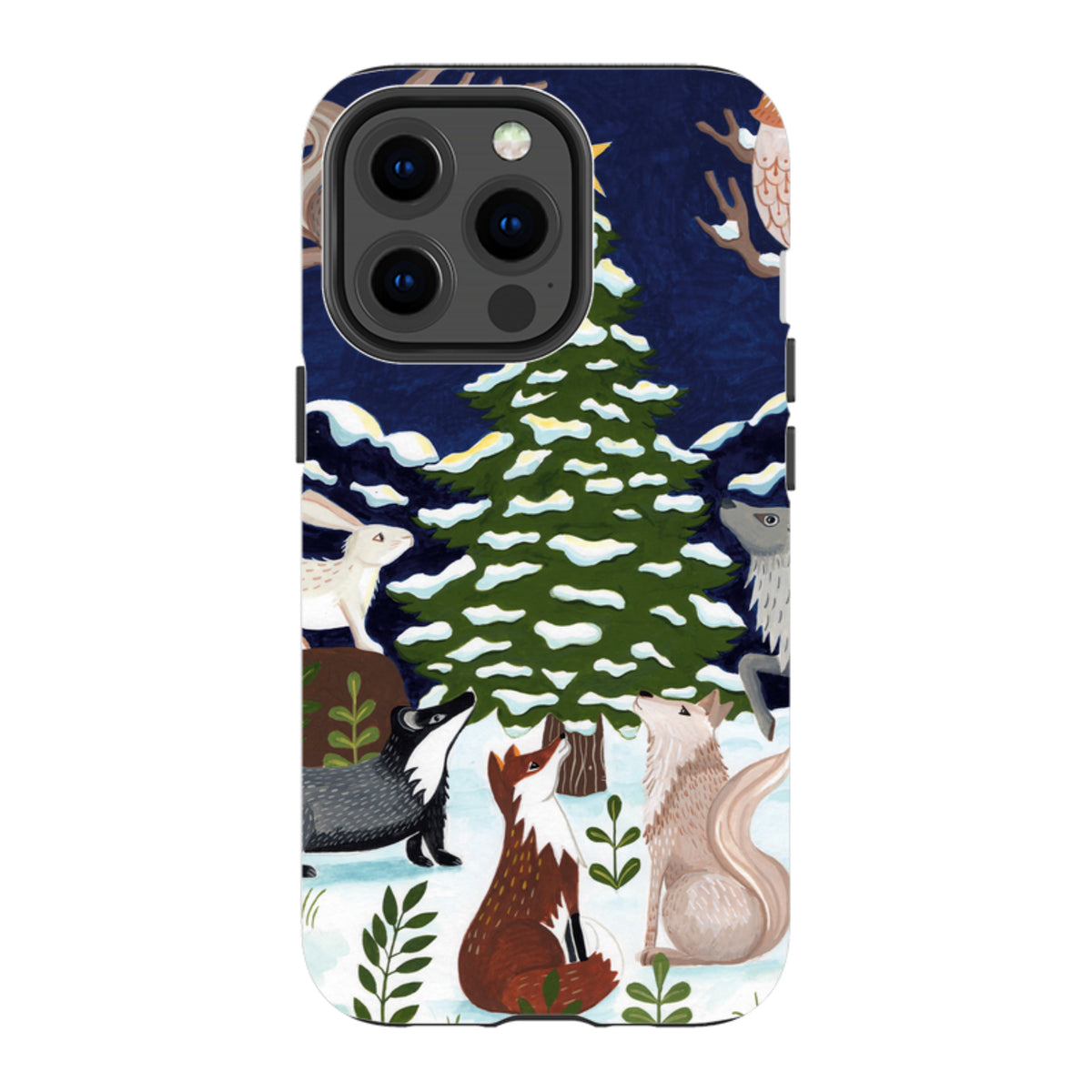 iPhone MagSafe Tough Case - Christmas Tree By Bex Parkin