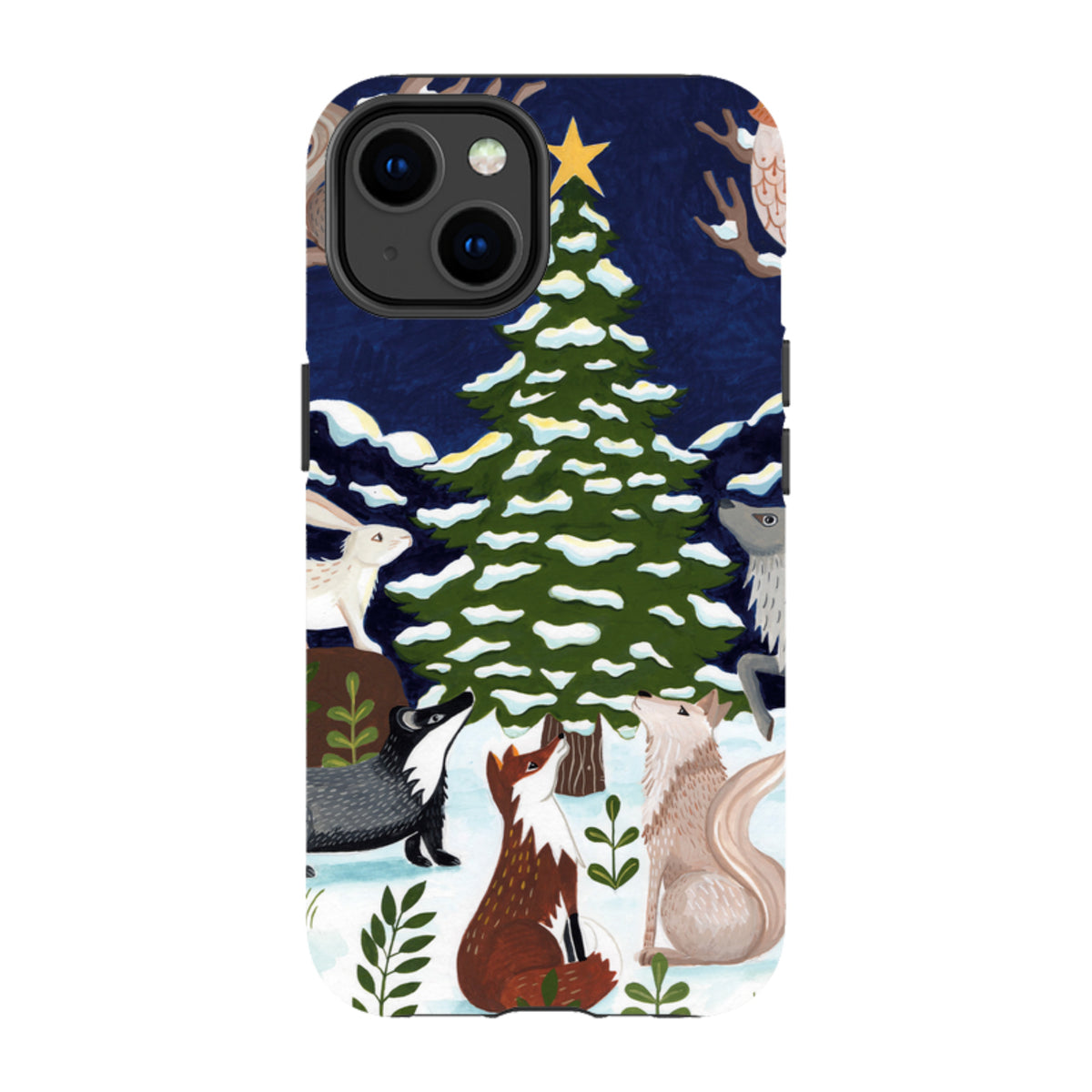 iPhone MagSafe Tough Case - Christmas Tree By Bex Parkin