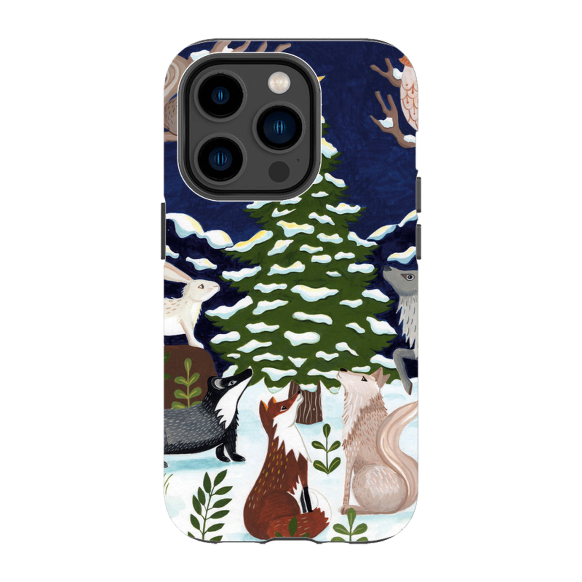 iPhone MagSafe Tough Case - Christmas Tree By Bex Parkin