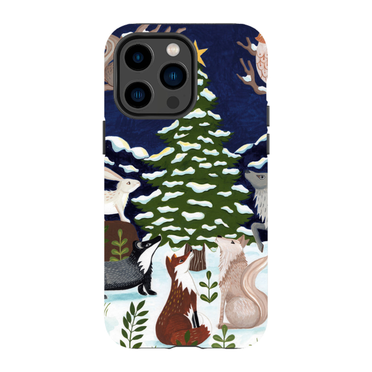 iPhone MagSafe Tough Case - Christmas Tree By Bex Parkin