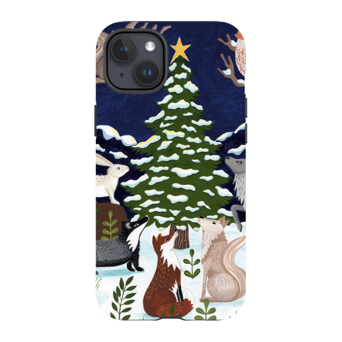 iPhone MagSafe Tough Case - Christmas Tree By Bex Parkin