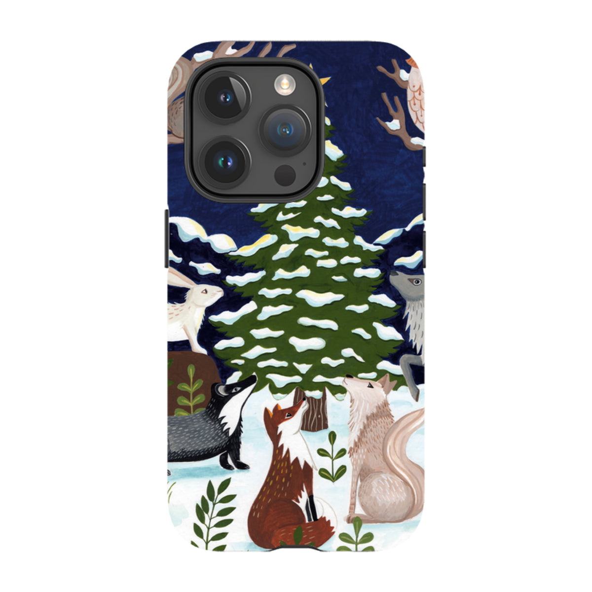 iPhone MagSafe Tough Case - Christmas Tree By Bex Parkin
