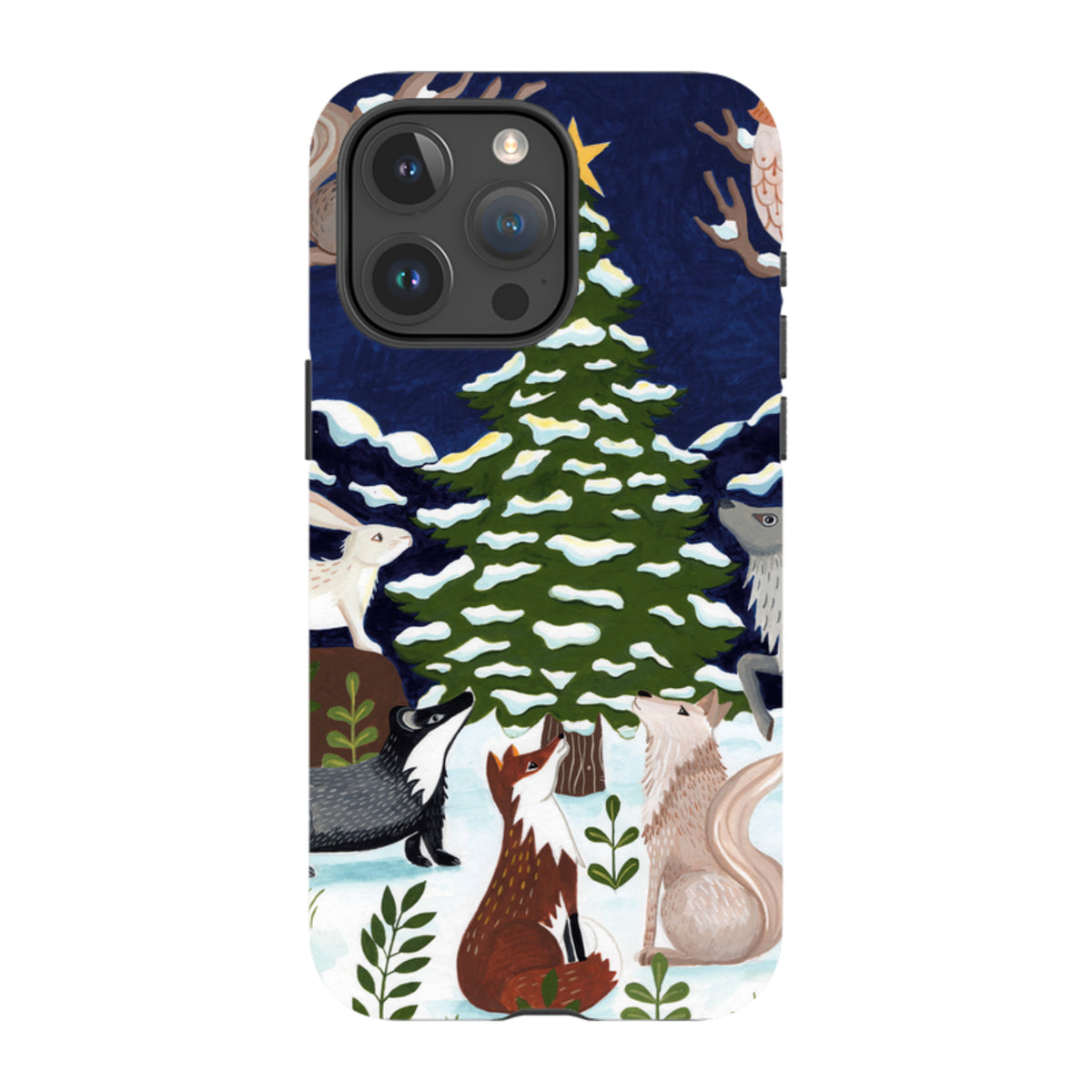 iPhone MagSafe Tough Case - Christmas Tree By Bex Parkin