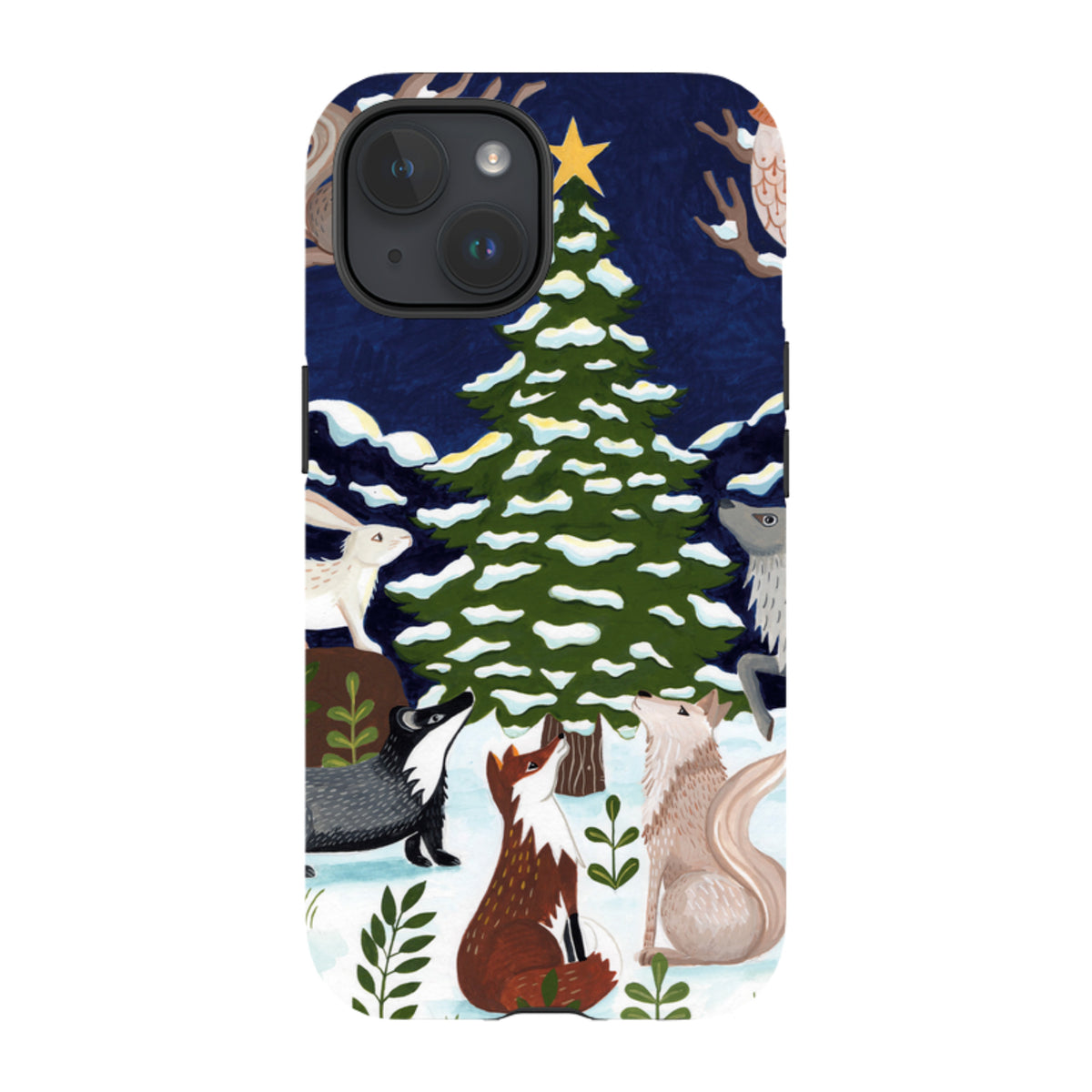 iPhone MagSafe Tough Case - Christmas Tree By Bex Parkin