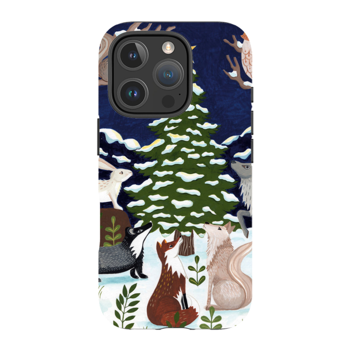iPhone MagSafe Tough Case - Christmas Tree By Bex Parkin