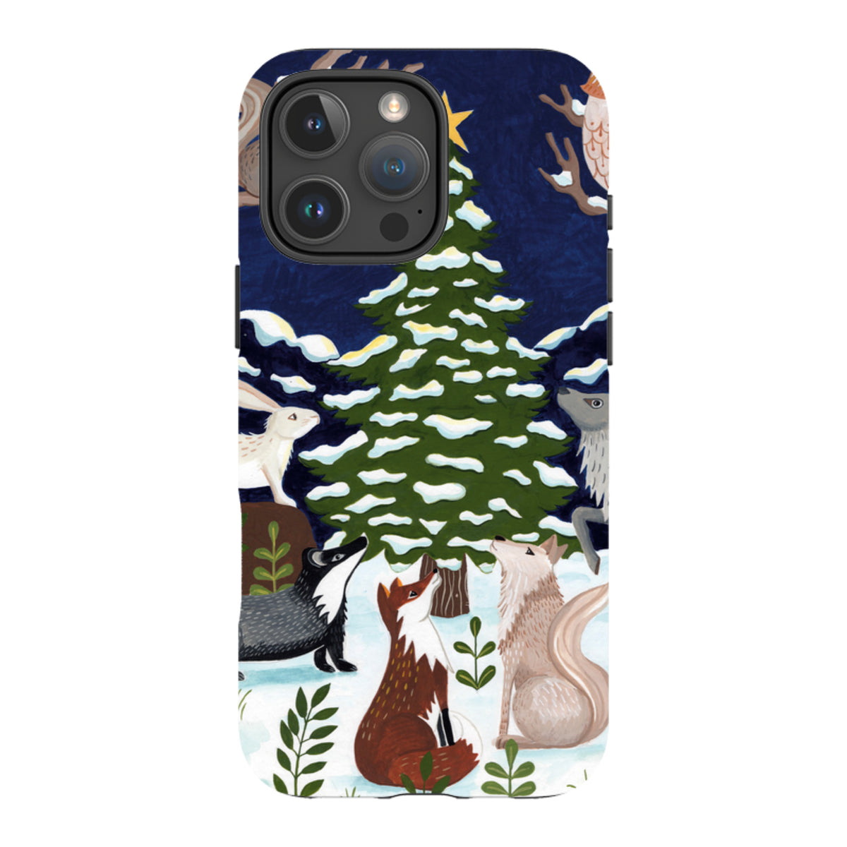iPhone MagSafe Tough Case - Christmas Tree By Bex Parkin