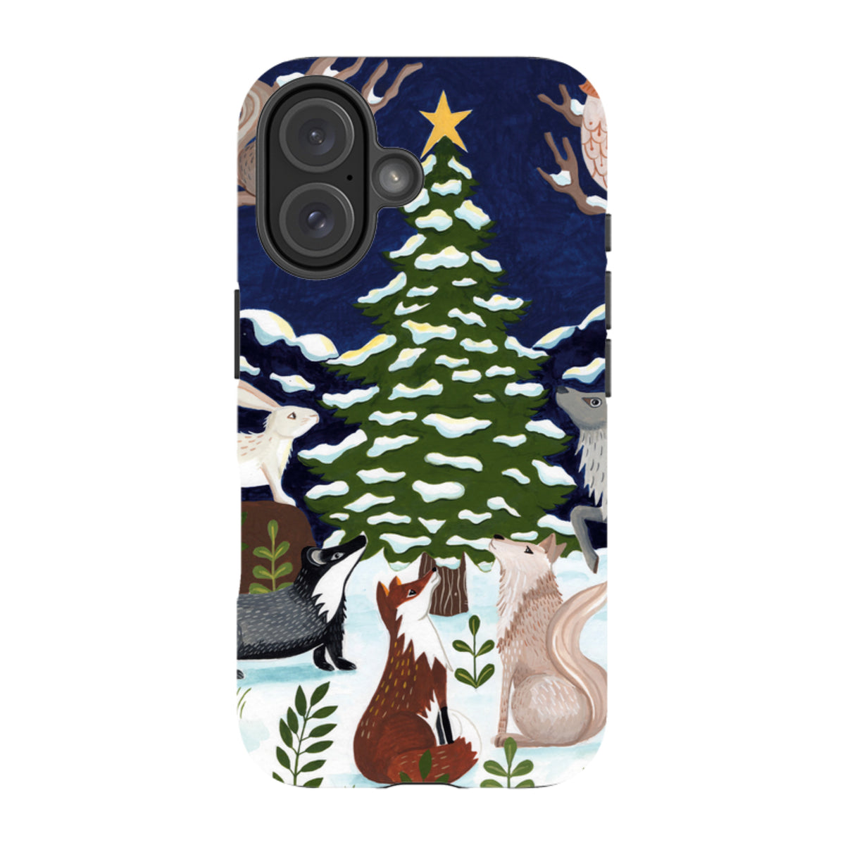 iPhone MagSafe Tough Case - Christmas Tree By Bex Parkin