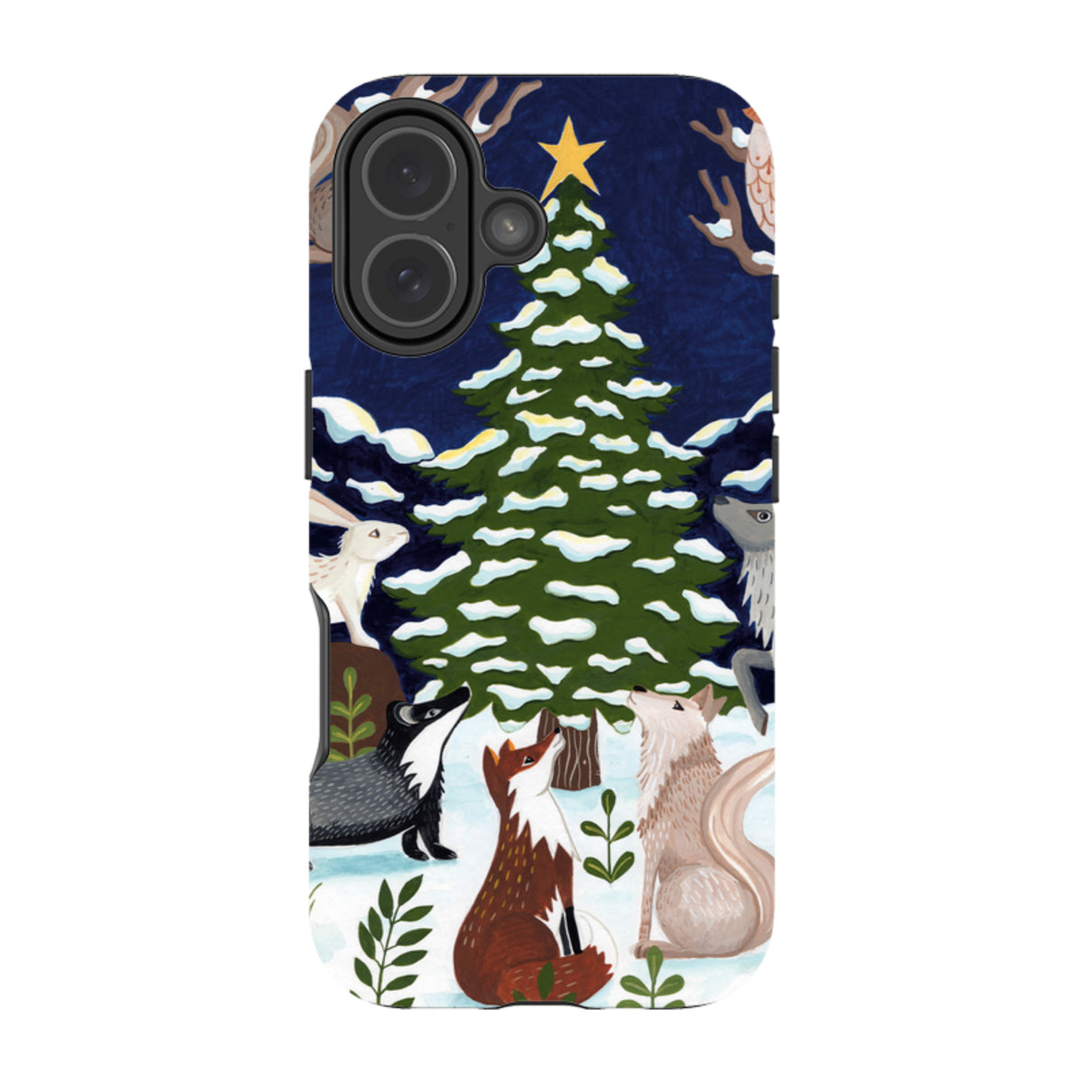 iPhone MagSafe Tough Case - Christmas Tree By Bex Parkin