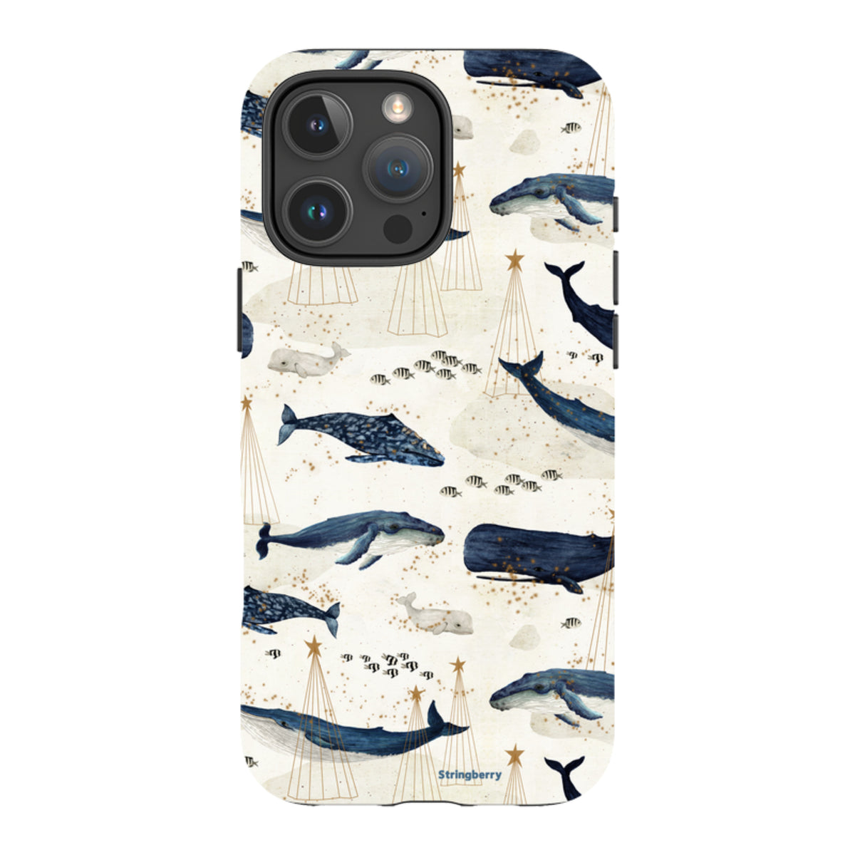 iPhone MagSafe Tough Case - Christmas Whale III By Katherine Quinn